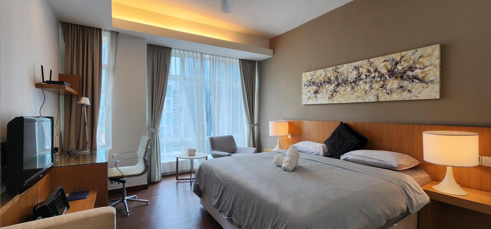 Cozy Super King Bed Studio Walking To Petronas Klcc Куала Лумпур Екстериор снимка